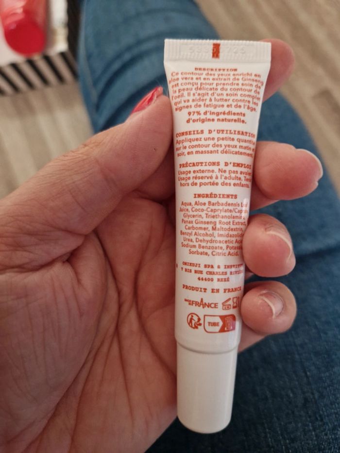 Creme contour des yeux omikuji ginseng - photo numéro 2