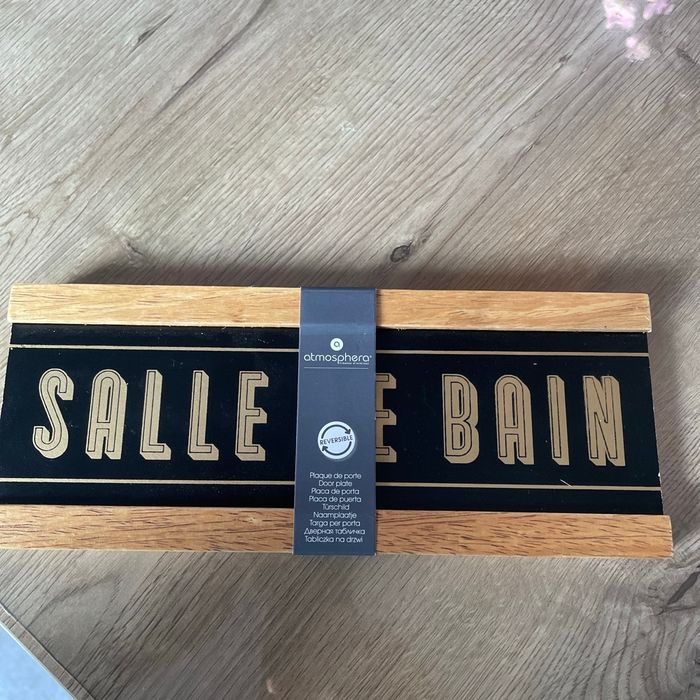 Décoration porte salle de bain