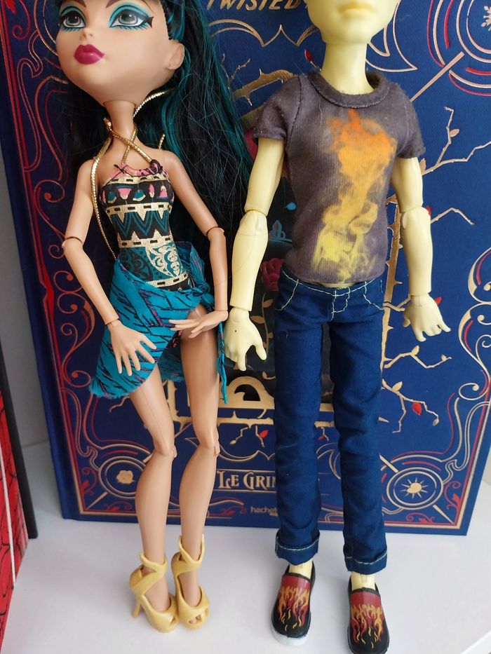 2 Poupées Monster High Thomas Cramé et Cleo de Nile 13 Wishes Mattel - photo numéro 3