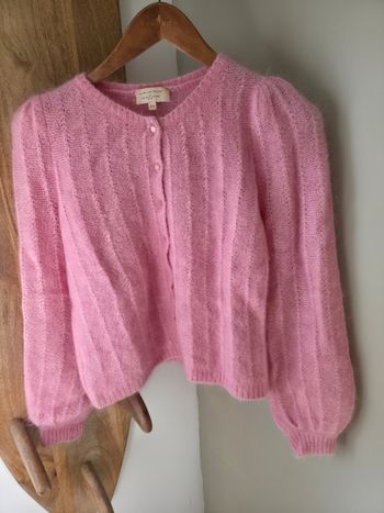 Gilet rose Amance Sézane XXS