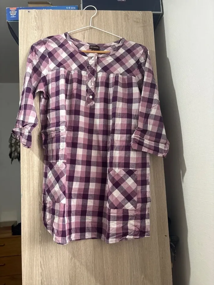 Chemise rose