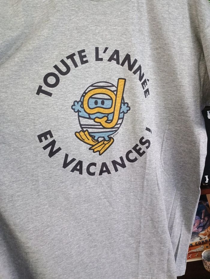 Tee shirt gris vacances XL - photo numéro 3
