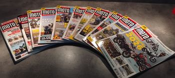 Lot de 11 moto magazine Année 2025