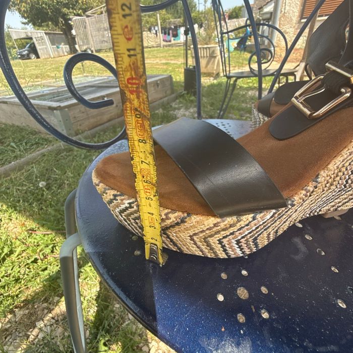 Sandale femme semelles compensées - photo numéro 6