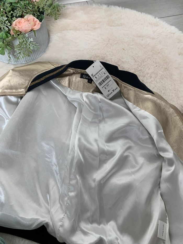 bombers irisée doré - photo numéro 6