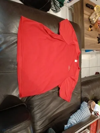Tee sport L rouge kalenji