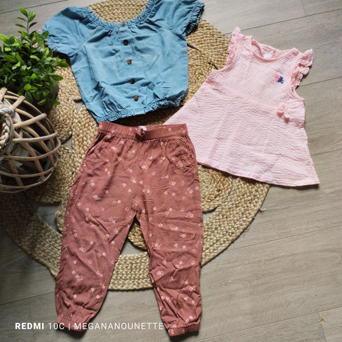 🌺 Lot x3 pièces été – 4 ans / 104 cm – Très bon état - photo numéro 2