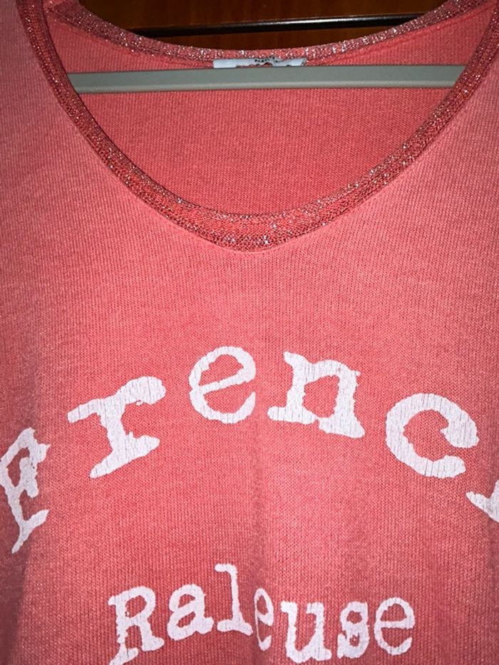 Pull corail taille unique Andromède - photo numéro 2