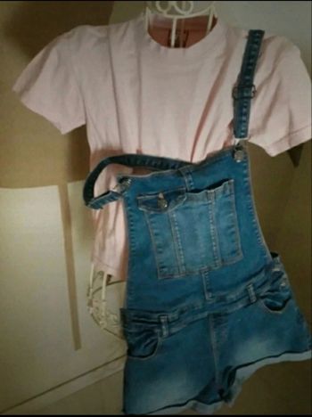 Salopette et T-shirt 🌸