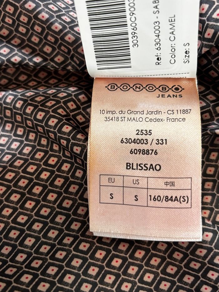 Veste/Blouson Bonobo comme neuf  taille S - photo numéro 5