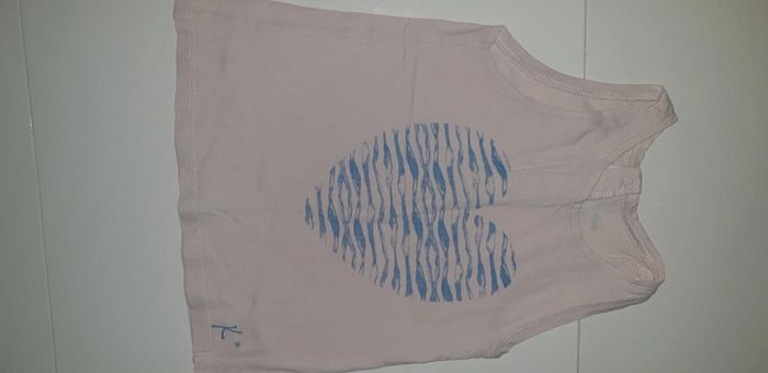 Lot 9 T-shirt manches courtes fille débardeur été 3 ans 36 mois - photo numéro 8
