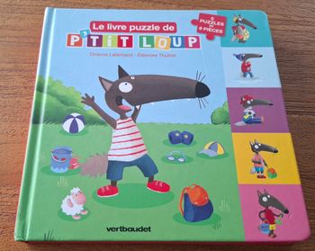 Livre puzzle P’tit Loup – 5 puzzles