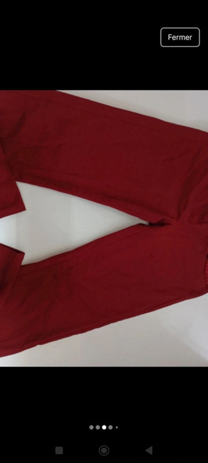 Pantalon jeans femme Weill taille 42 coupe droite rétro vintage - photo numéro 3