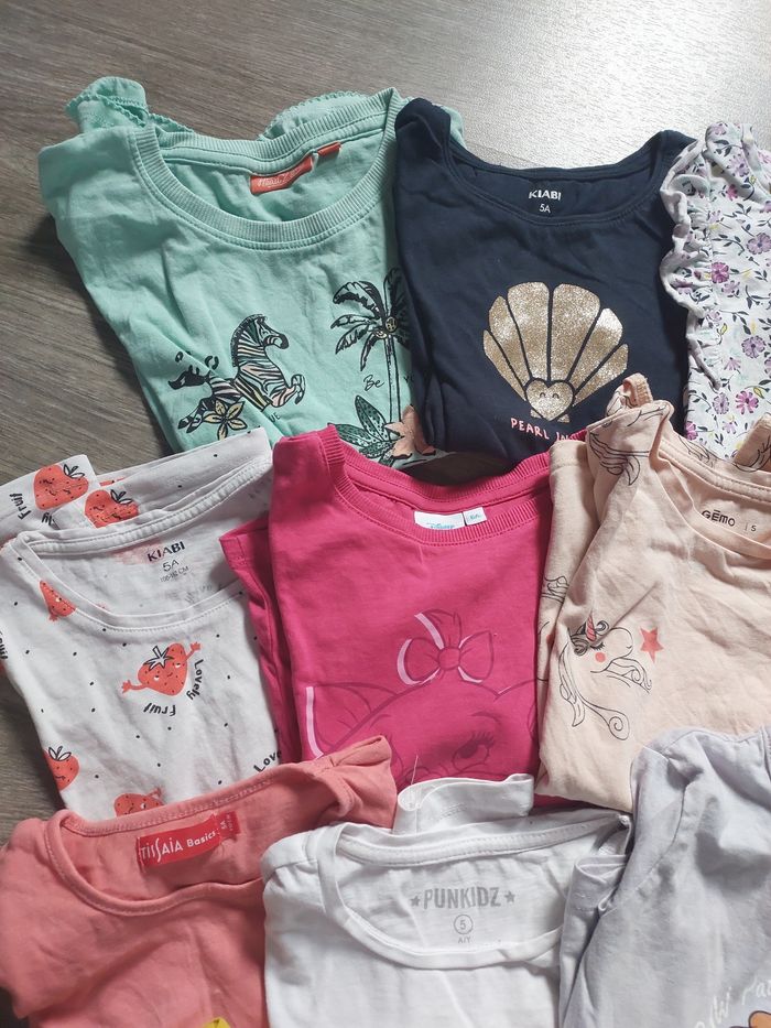 Lot ter shirt fille - photo numéro 2
