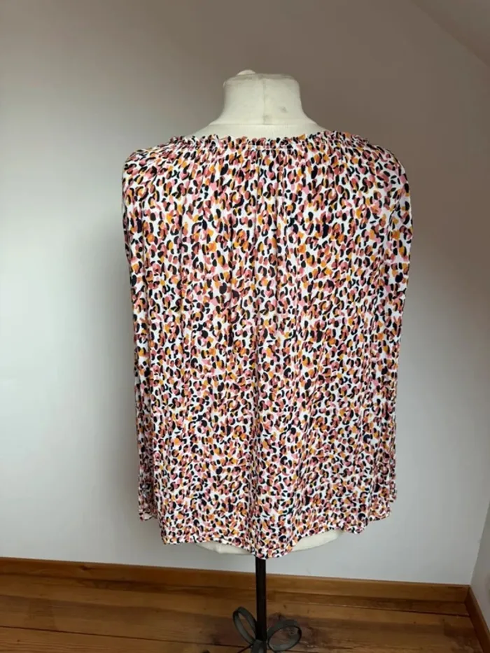 Superbe Blouse fluide Burton ample fleurie en viscose 🌸 XL 42 44 - photo numéro 6