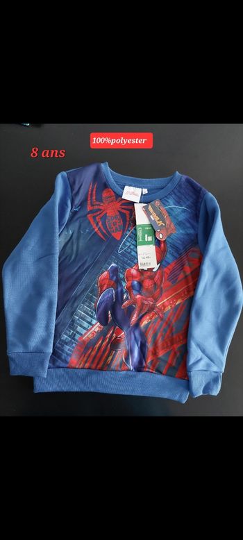 Pull Spiderman garçon 8ans