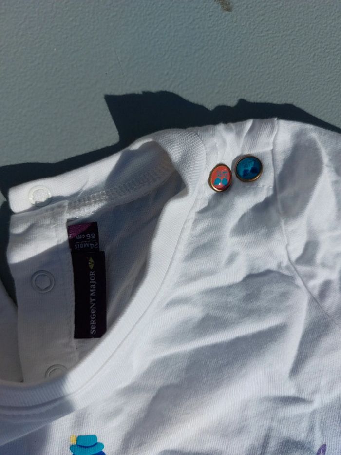 Lot 3 t-shirts catimini sergent major - photo numéro 4