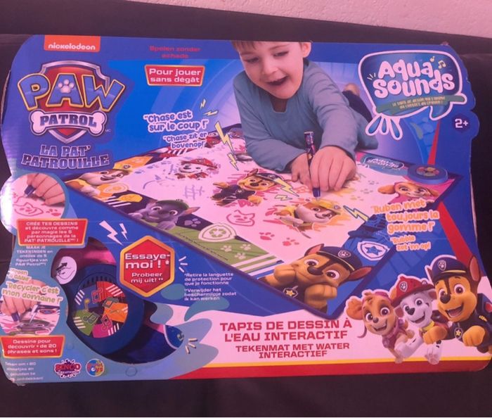 Tapis de dessins à l’eau interactif pat patrouille