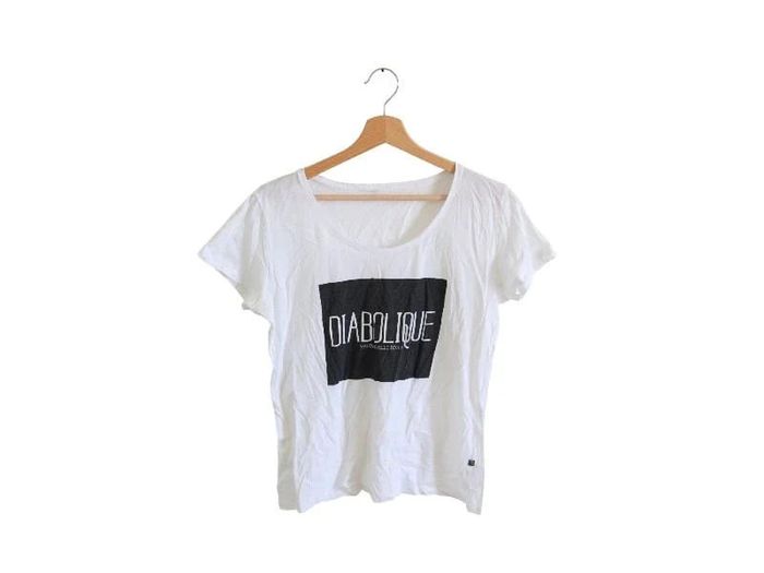 C60 t-shirt blanc I code L