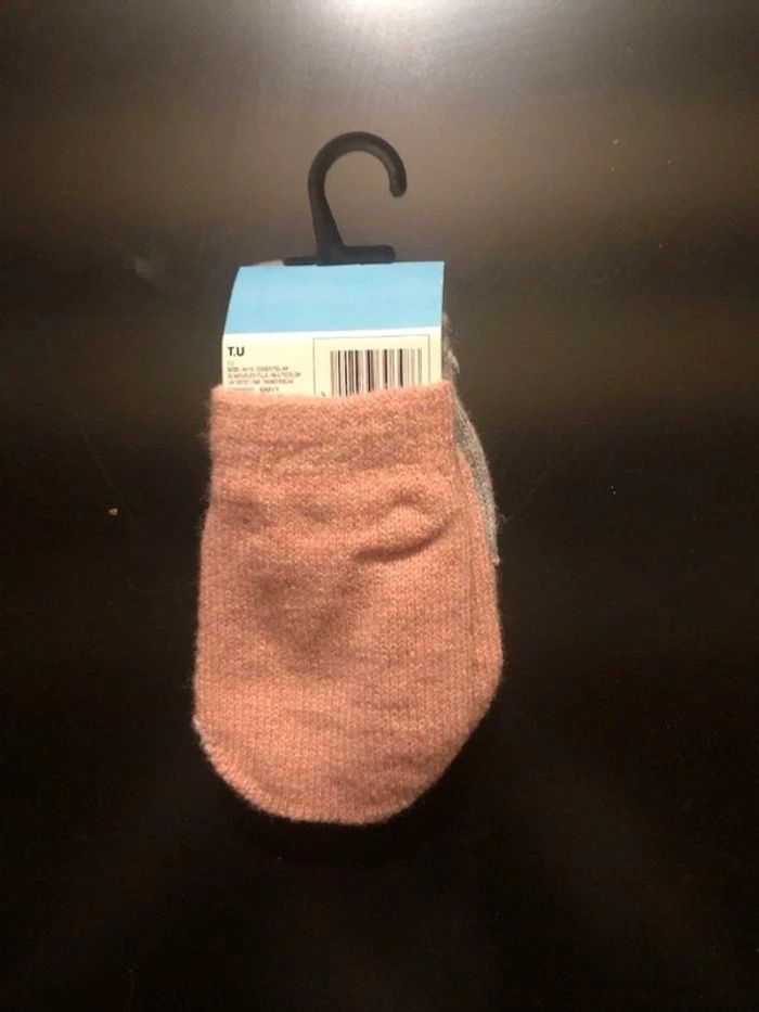 Lot de 2 paires de moufles TU "bébé rêve" - photo numéro 2