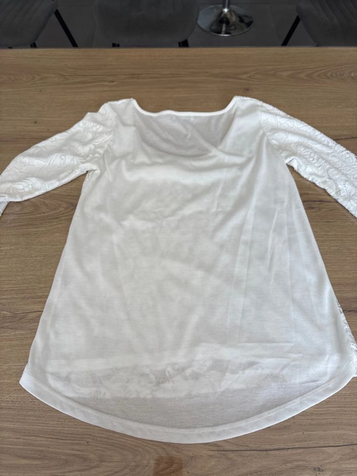 T-shirt manche longue dentelle - photo numéro 5