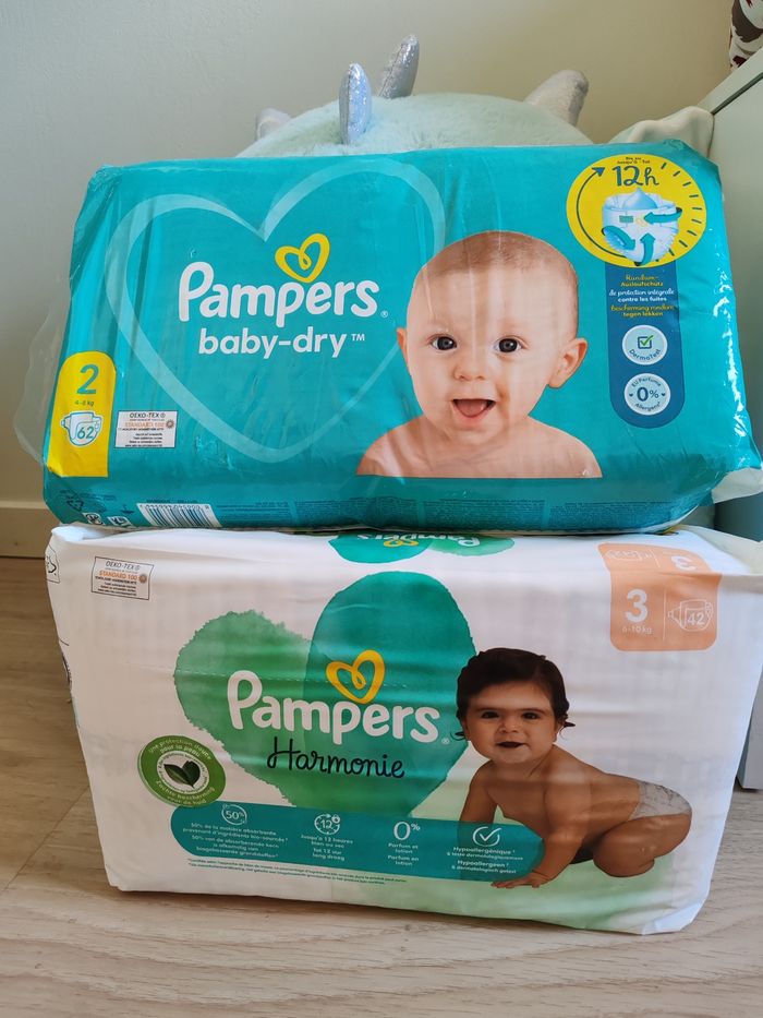 Lot baby Dry T2 + Harmonie T3