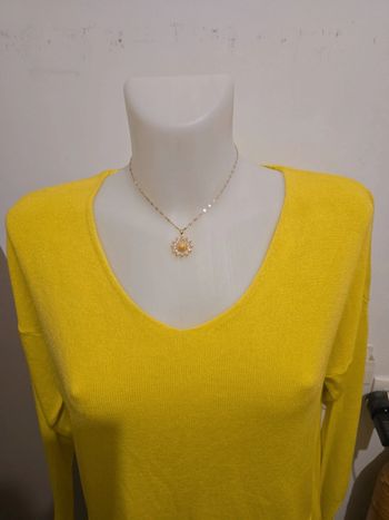 Magnifique collier neuf en acier inoxydable