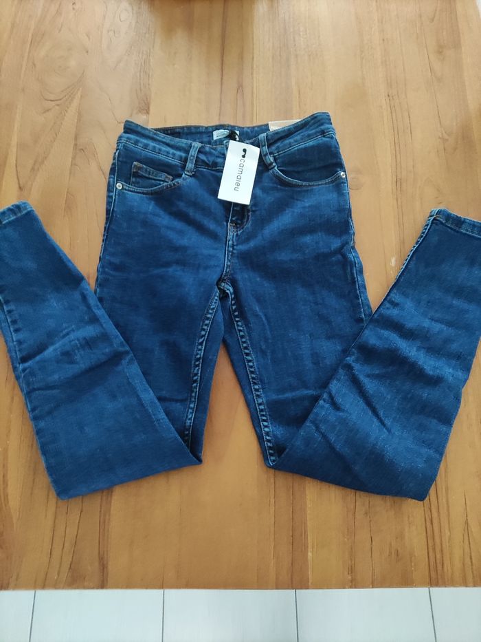 Jean skinny femme taille 34 camaïeu - photo numéro 5