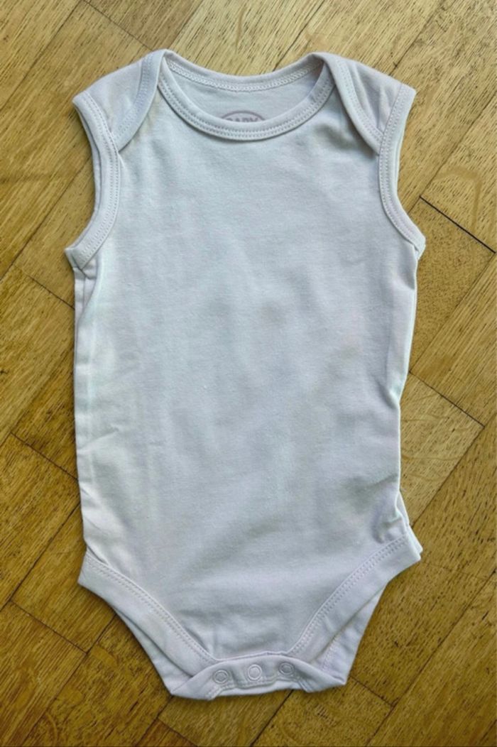 Lot de 6 Bodies Bébé Mixtes (3-6 Mois) - Baby Go - Sans Manches (Très Bon État) - photo numéro 4