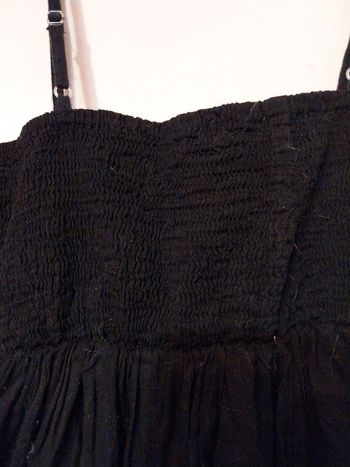 robe longue à bretelles