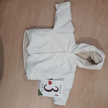 Veste réversible hiver 3 mois