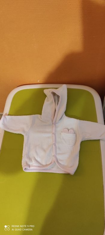 Veste velours 1 mois