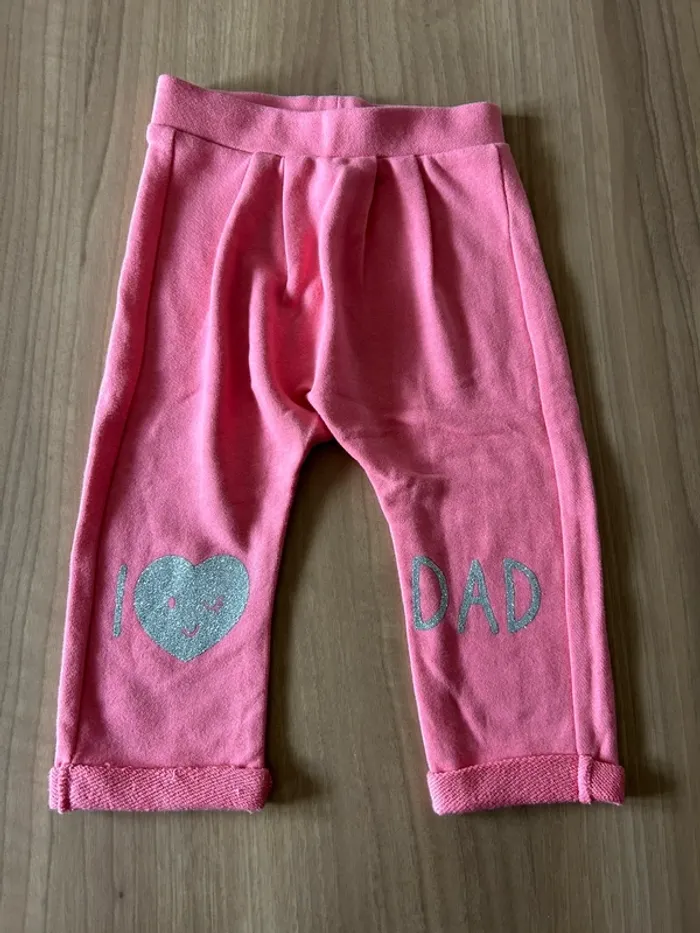 Pantalon rose tout confort kiabi 18 mois - photo numéro 2