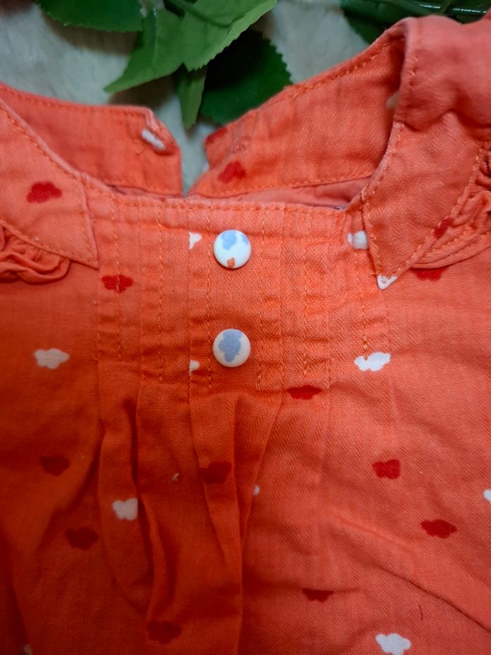 Robe orange à motifs nuages - 18 mois - Sergent Major - photo numéro 3