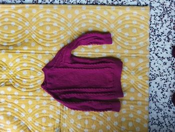Pull fille 2 ans fait main