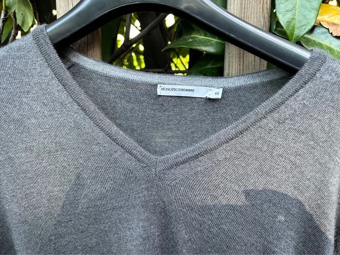 Pull laine gris - photo numéro 2