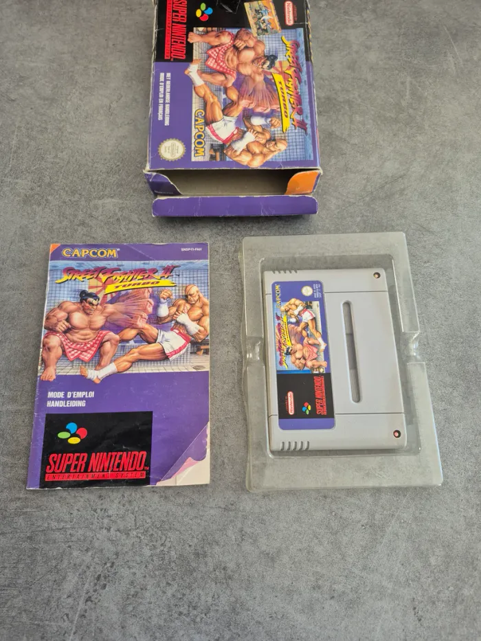 Jeu Street Fighter 2 Turbo Super Nintendo Snes FAH Complet CIB - photo numéro 7