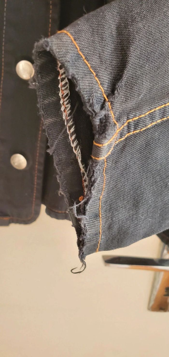 Veste en jean noir TM - photo numéro 3