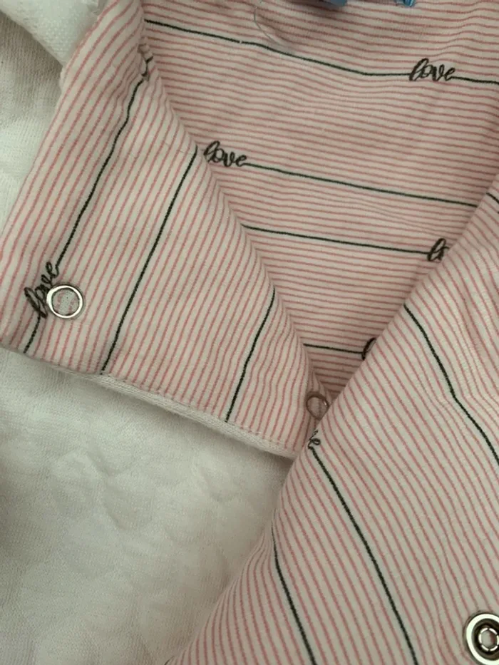 Gilet/manteau blanc bébé fille 6 mois - photo numéro 5