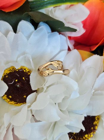 Bague ajustable double mains