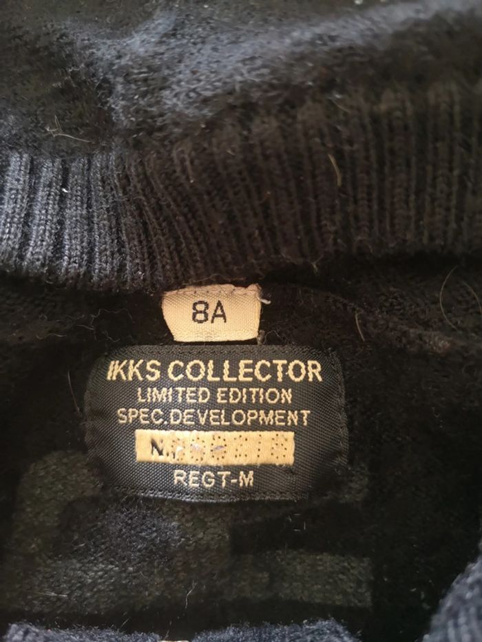 Gilet long zippé ikks en laine 8 ans - photo numéro 2