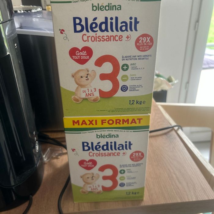 Lot de 2 boîte de blédilait croissance