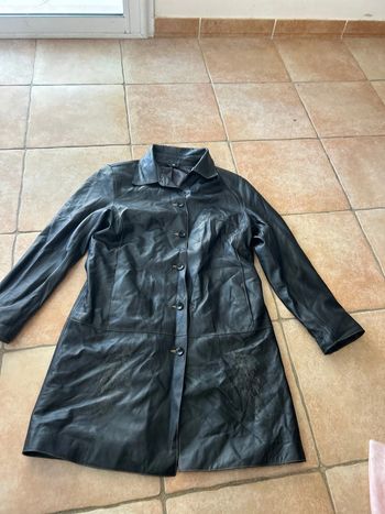 Veste simili cuir en 38