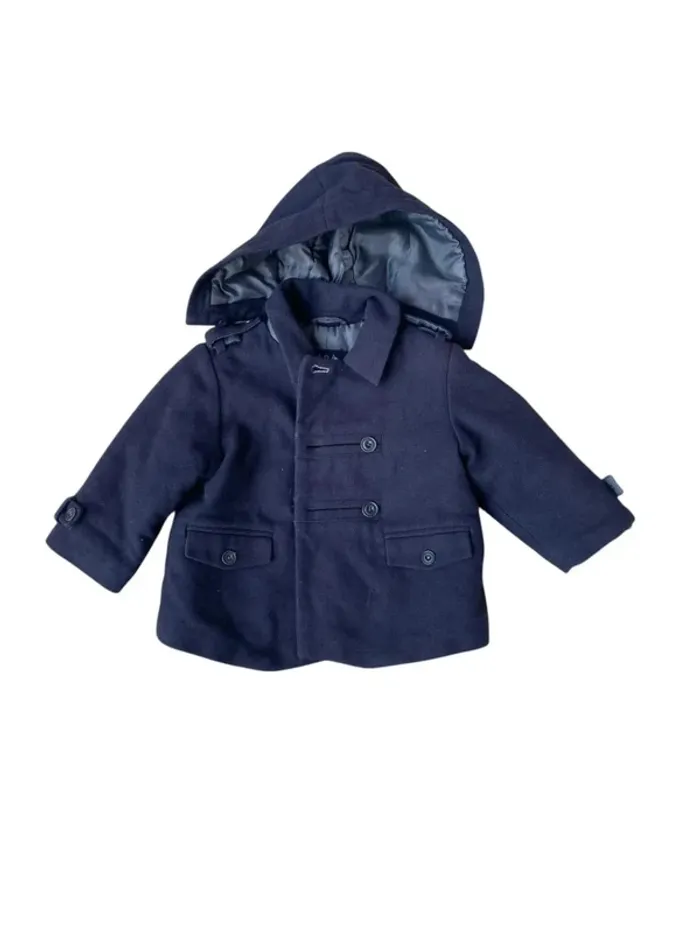 Manteau caban bleu marine Jacadi 18 mois