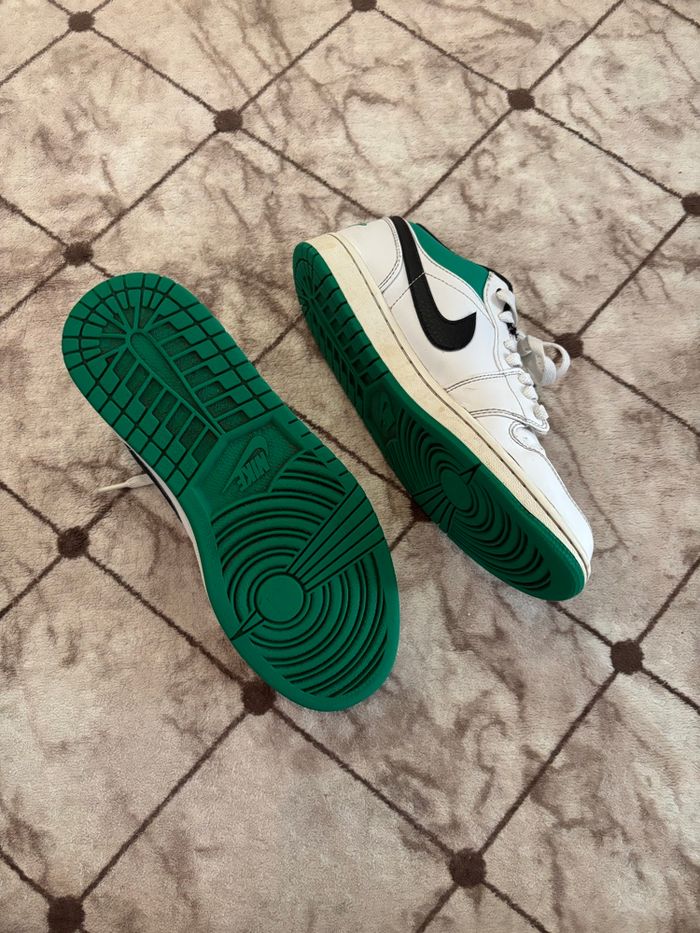 Nike Jordan 1 Low White Lucky Green – Taille/41 - photo numéro 3