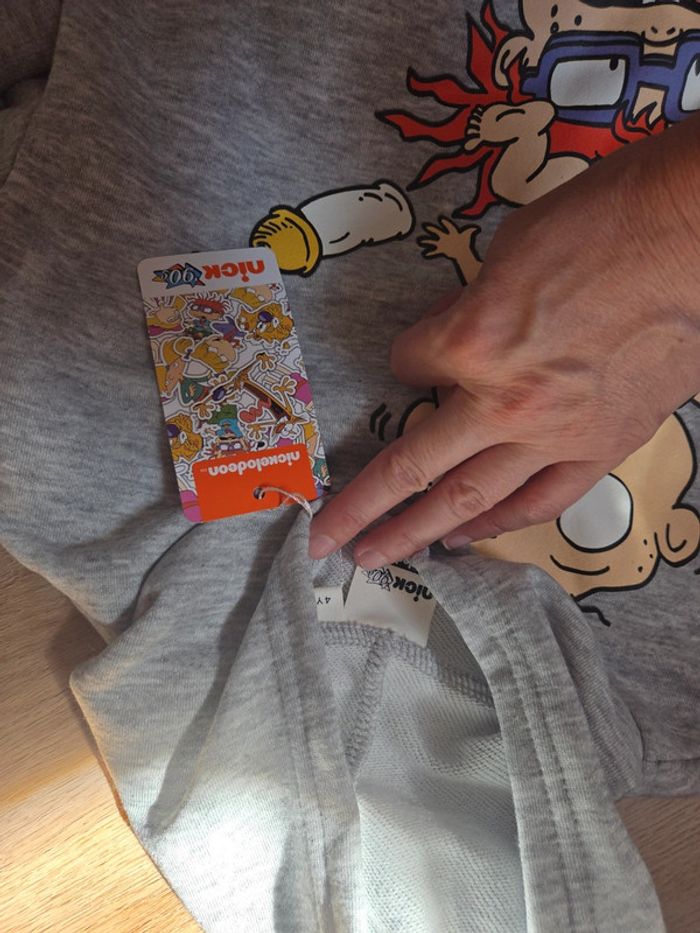 Ensemble razmoket enfant taille 4 ans nickelodeon - photo numéro 2