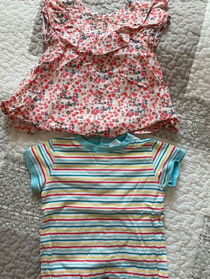 Lot vêtements fille été taille 9mois - photo numéro 4