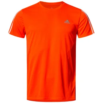 T-shirt Adidas Running Orange Homme Taille S Neuf et Authentique 