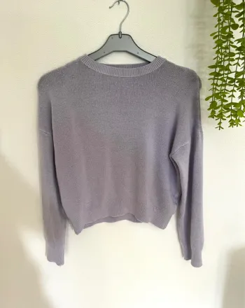Ttes beau pull court à longue manche femme