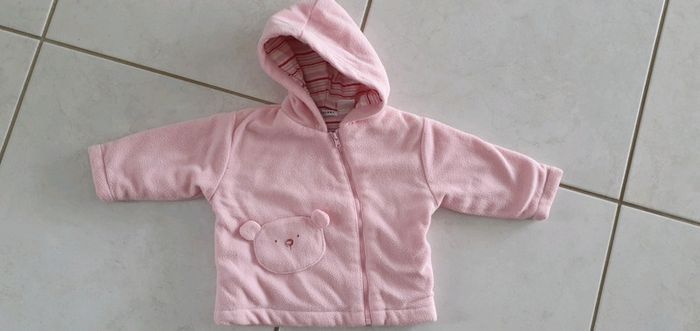 Veste bébé fille polaire 9 mois cocoon BBF - photo numéro 2